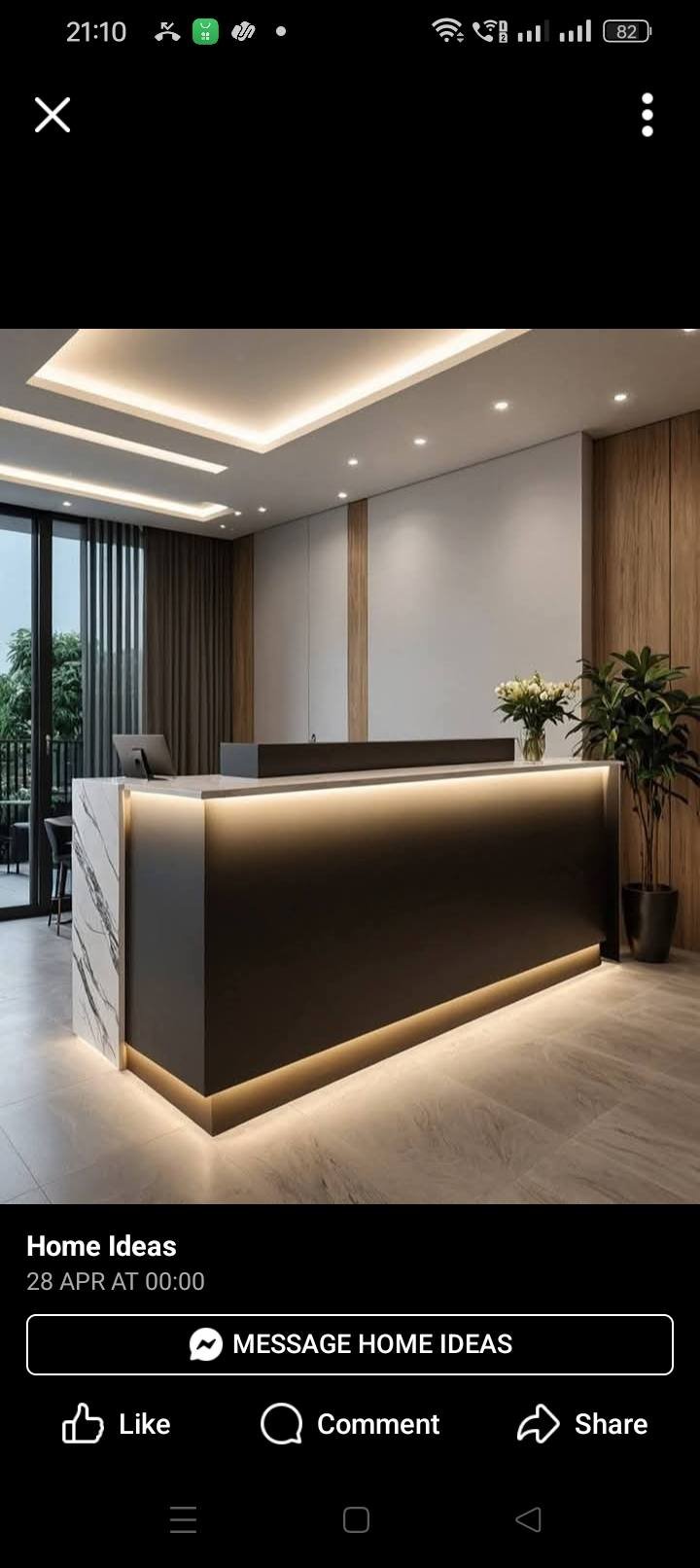 Reception Counter design 1