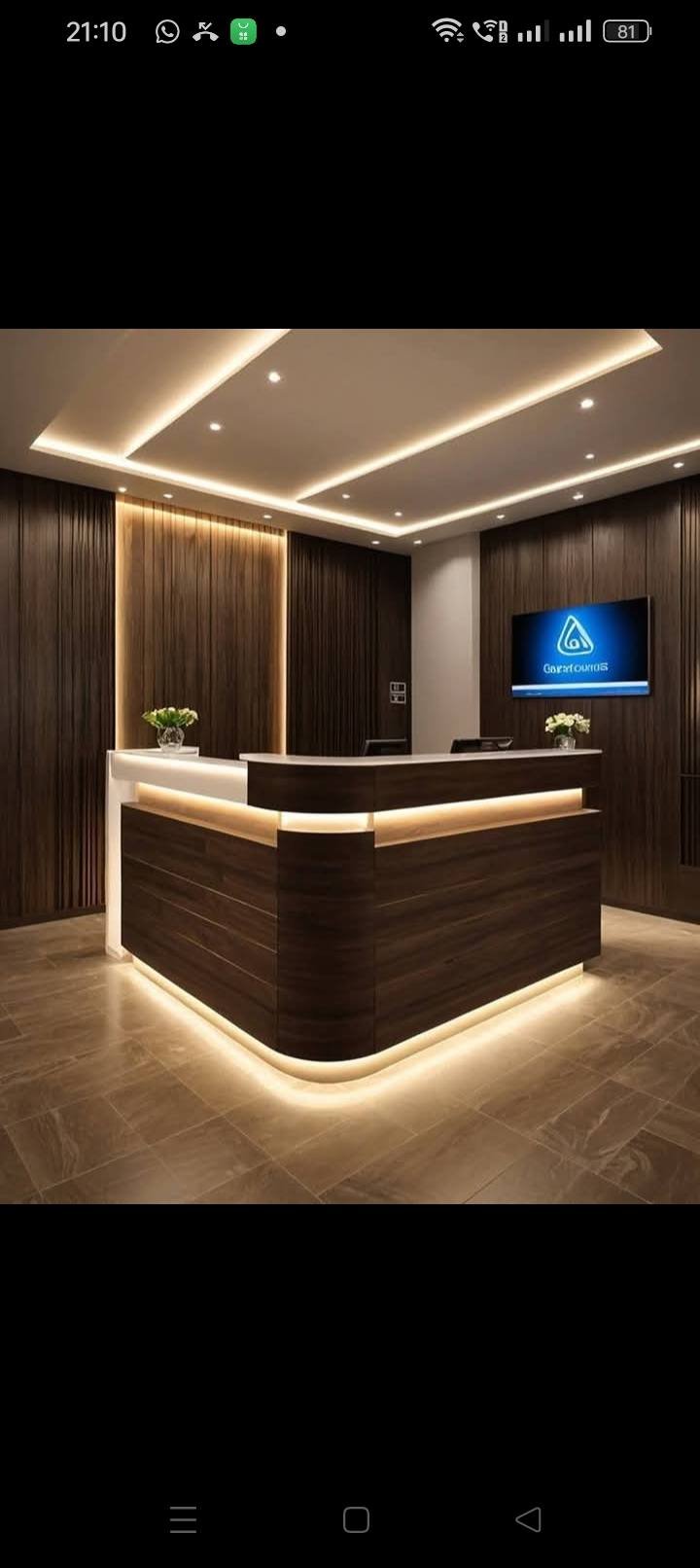 Reception Counter design 6